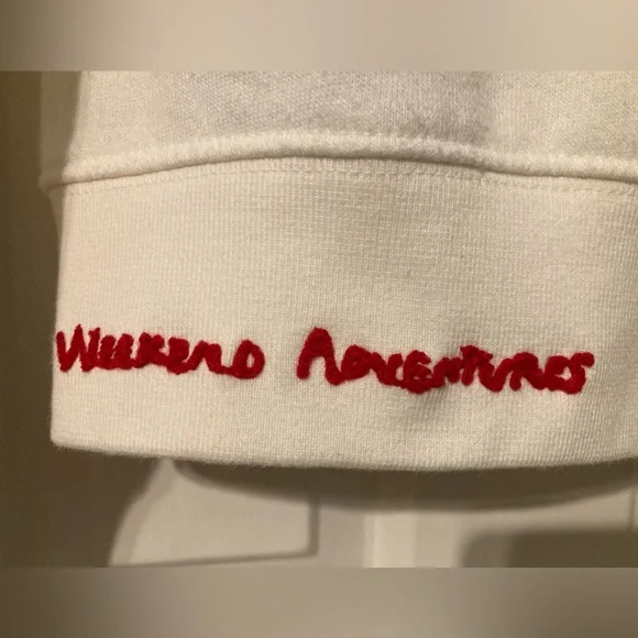 POLO Ralph Lauren White Kindness Graphic Hoodie Sz M - Picture 7 of 13